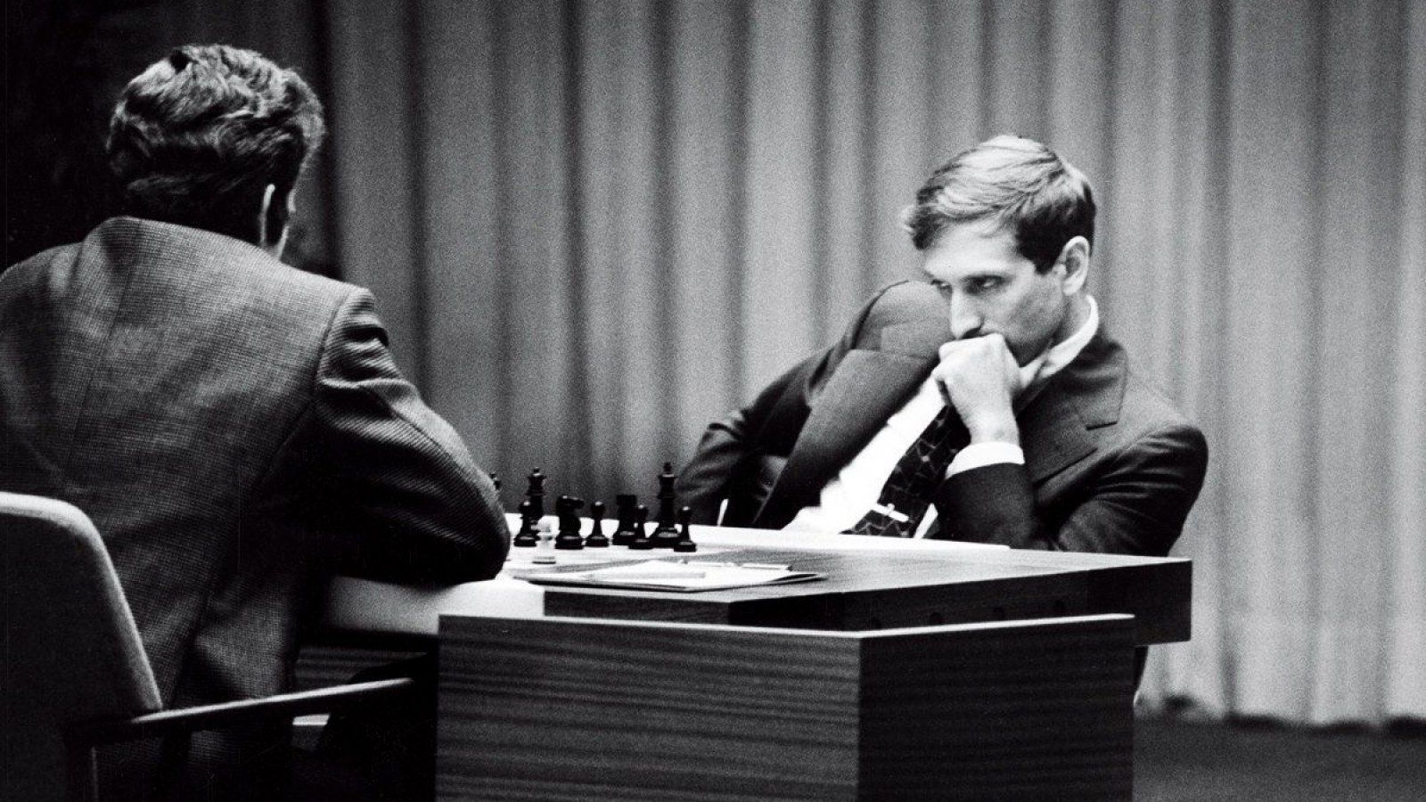 Bobby Fischer (1972, Reykjavik, playing against world champion Boris Spassky)
