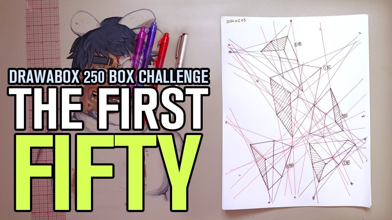 Drawabox - 250 Box challenge